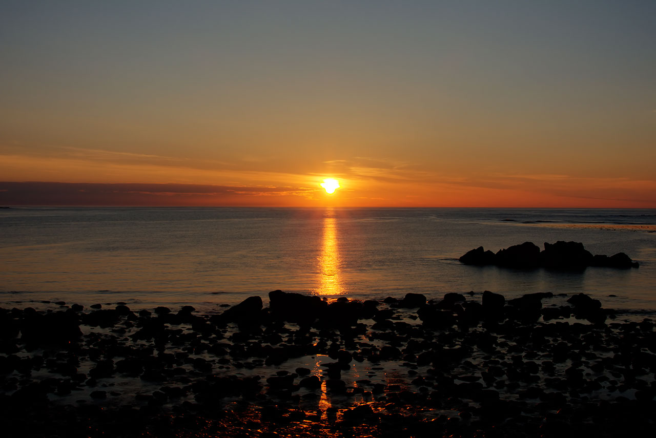 Sunset on the West Side of the Isle of Lewis