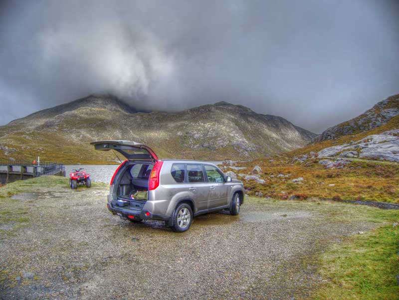 An Outer Hebrides car park